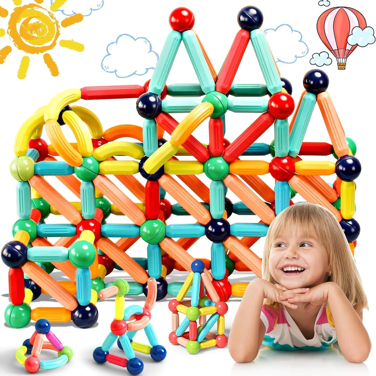 Magnetic Sticks Building Blocks (42 Pcs)