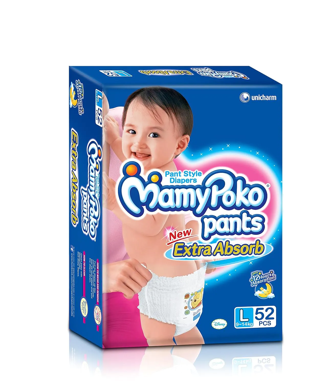 MamyPoko Pants Extra Absorb Baby Diapers  (Large) 52 count